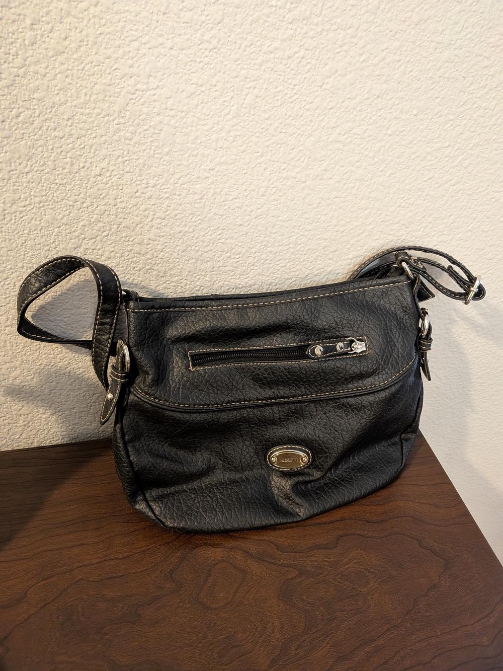 Black Women’s Crossbody Bag - Rosetti